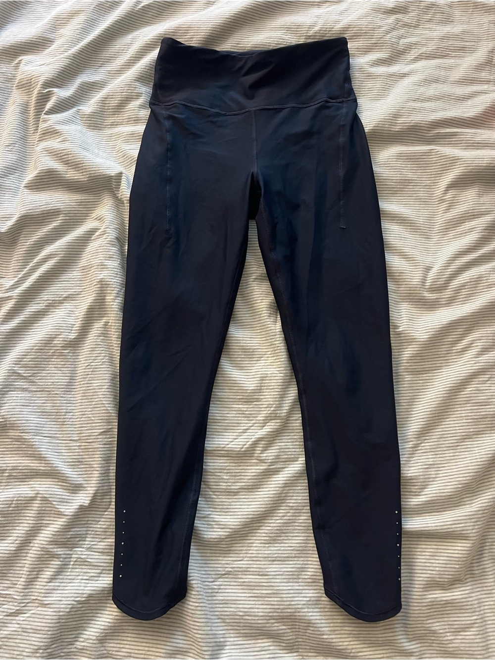 Athleta Navy High-Waist Leggings